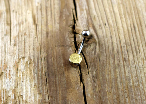 bullet belly ring