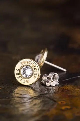 Bullet Stud Earrings