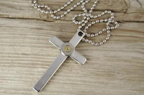 Cross Bullet Necklace