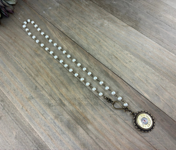 Shotgun pearl necklace