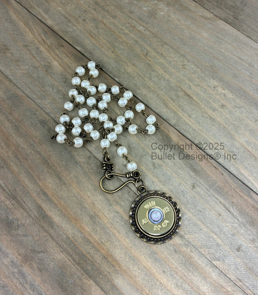pearl 20 gauge necklace