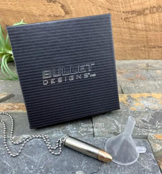 Custom Engraved 38 Special or 357 Mag Bullet Necklace, REAL, DIY Urn Kit, Memorial, Personalized Ash Holder, Gab, Magnum, Engraving Optional