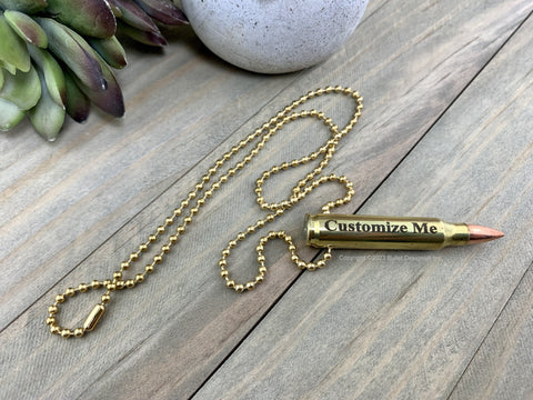 Ingraved Bullets Bullet Necklaces, Real, Recycled, Custom, Authentic Ammo – Page 2 ...