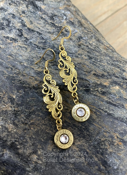 peacock Swirl Earrings