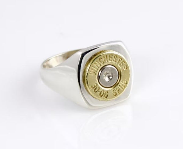Men's Sterling Silver Bullet Ring, 308, 30-06, 270, AK-47 – Bullet ...