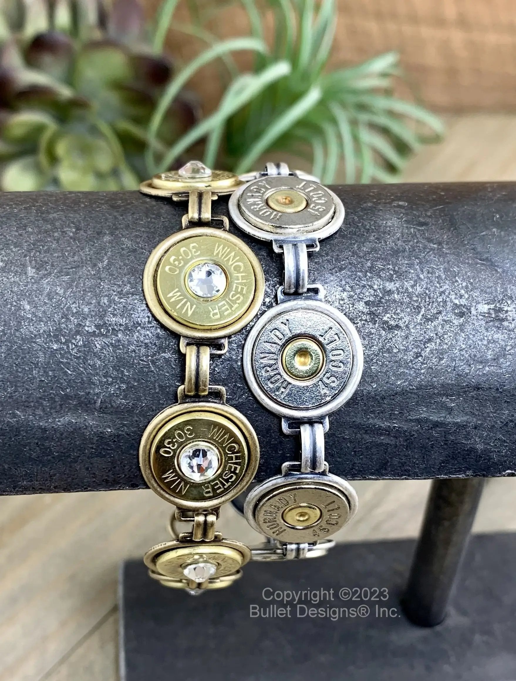 Custom Tennis Bullet Bracelet, 44 Mag, Colt 45, 30-30, Real