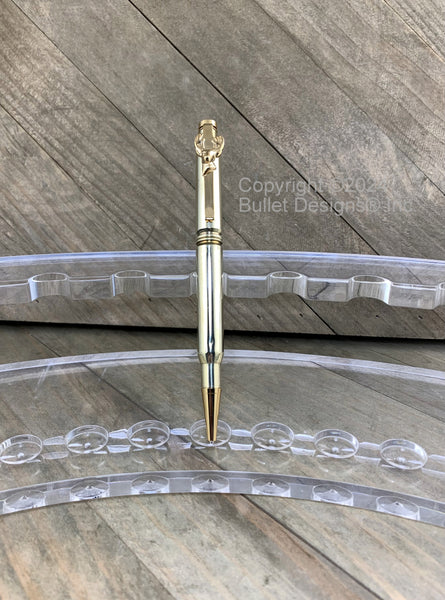 Trophy Buck Brass Bullet Ink Pen