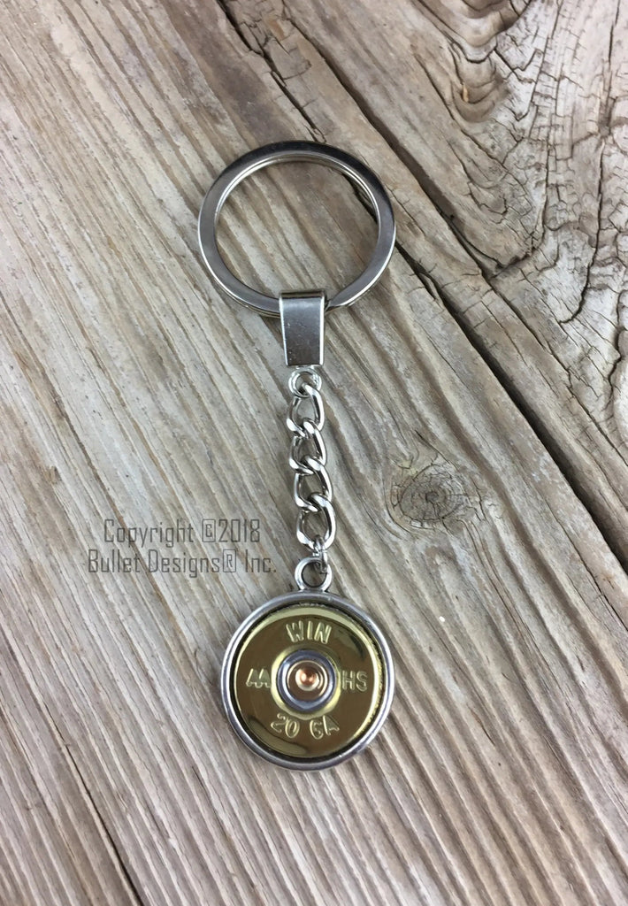 Custom Shotgun Keychain, 20 Gauge Keychain, Nickel or Brass – Bullet ...