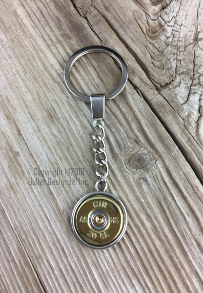 Custom Shotgun Shell Keychain, 20 Gauge Keychain