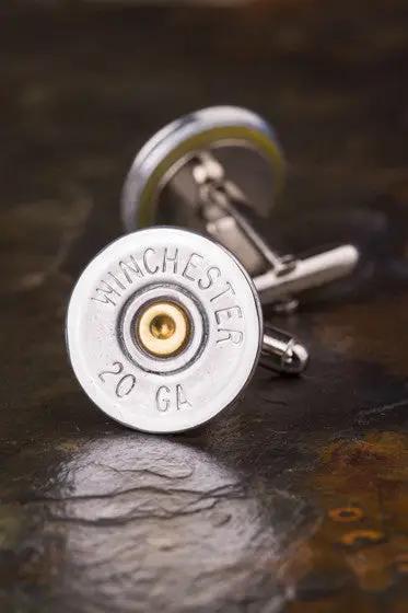 Winchester 20 Gauge Shotgun Bullet Cuff Links
