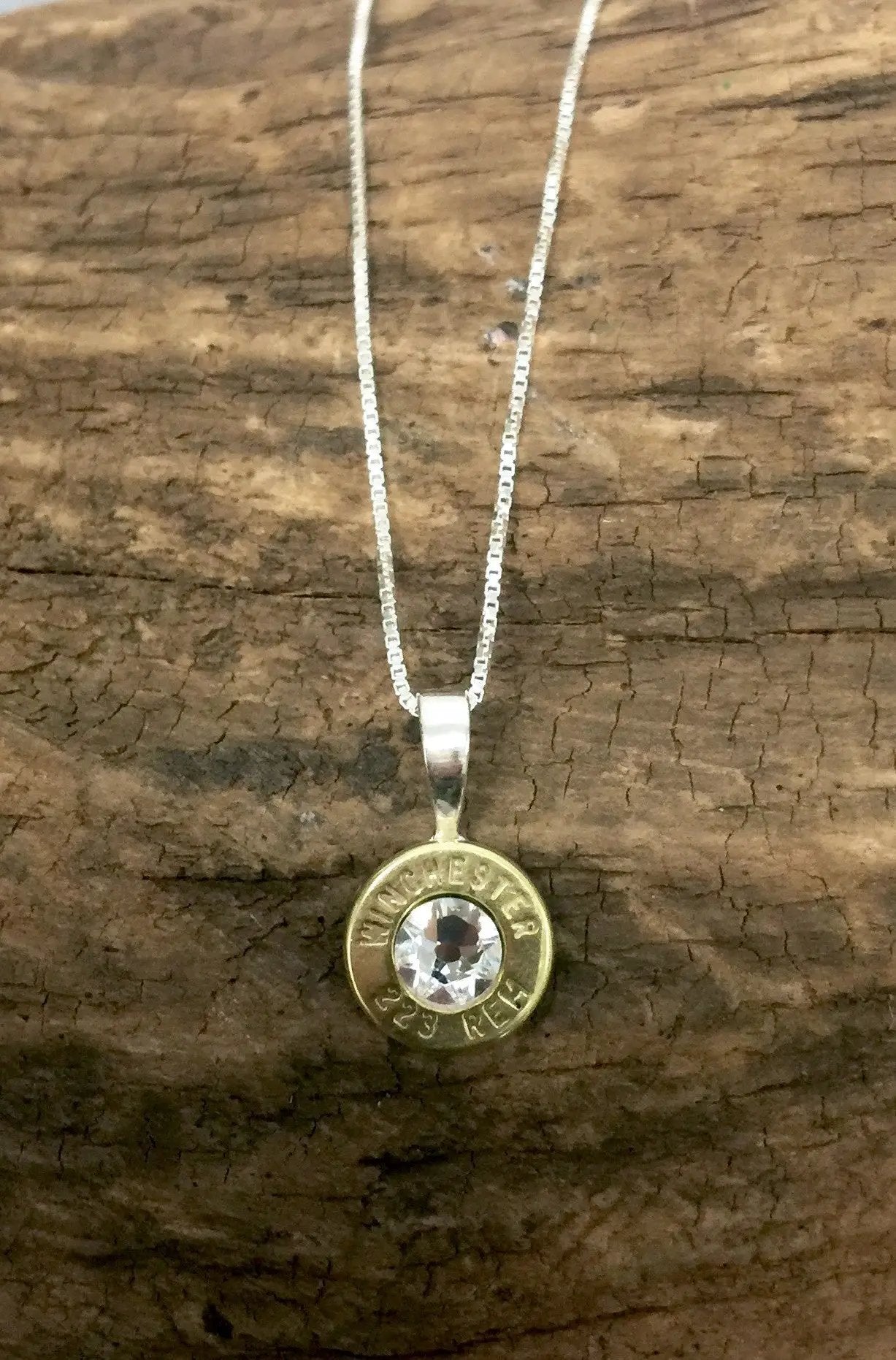 223 Sterling Silver Bullet Head Necklace .925 Sterling – Bullet