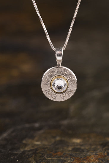 243 Sterling Silver Bullet Head Necklace Nickel/Brass – Bullet