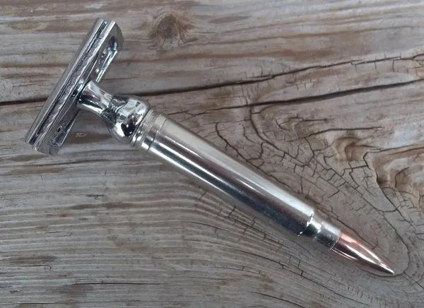 Real 7mm Magnum Bullet Razor Handcrafted, Safety Razor – Bullet Designs ...