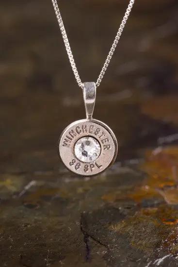 38 Special Sterling Silver Bullet Necklace Nickel/Brass – Bullet