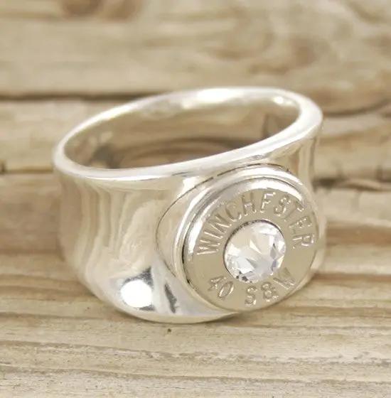 40 Caliber Concave Bullet Ring Bullet Jewelry, Custom – Bullet
