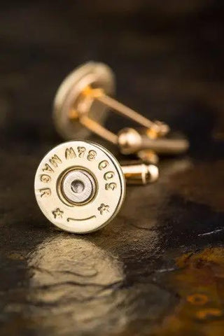 500 Magnum Thin Brass Bullet Cufflinks