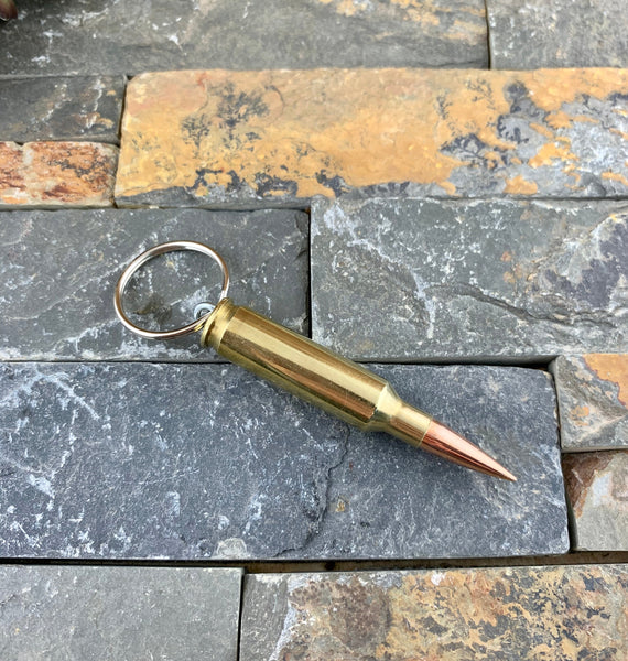 6.5 Creedmoor Bullet Keychain, Brass or Nickel