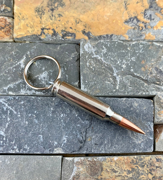 6.5 Creedmoor Bullet Keychain, Brass or Nickel