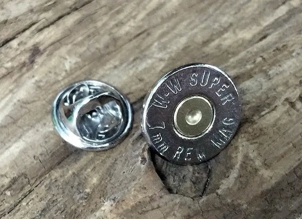 7mm Mag Bullet Tie Tac Hat Pin, Bullet Tie Tack