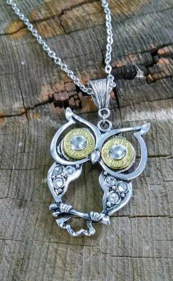 Owl Bullet Necklace