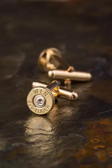 9mm Pistol Bullet Cuff Links