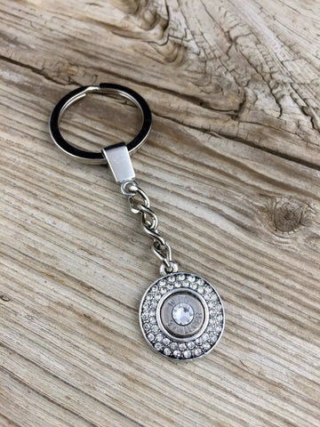 9mm Fire & Ice Bullet Keychain