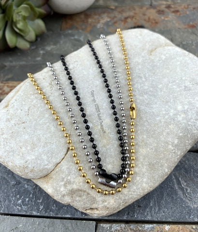 Stainless Steel Ball Chain Necklace