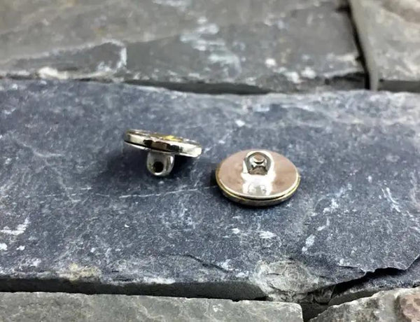 40 Caliber Bullet Buttons, Sewing Notions, Nickel or Brass – Bullet ...
