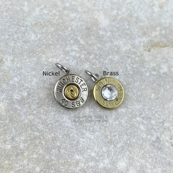 Custom Bullet Charms, DIY Bullet Jewelry, Bracelet, Necklace Charm, Earrings