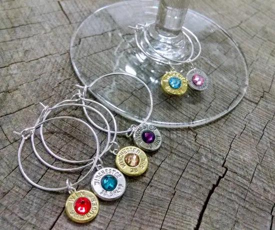 Bullet Wine Glass Charms