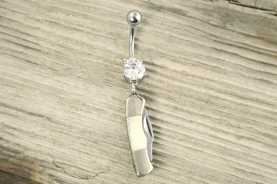 Trashy belly deals button rings