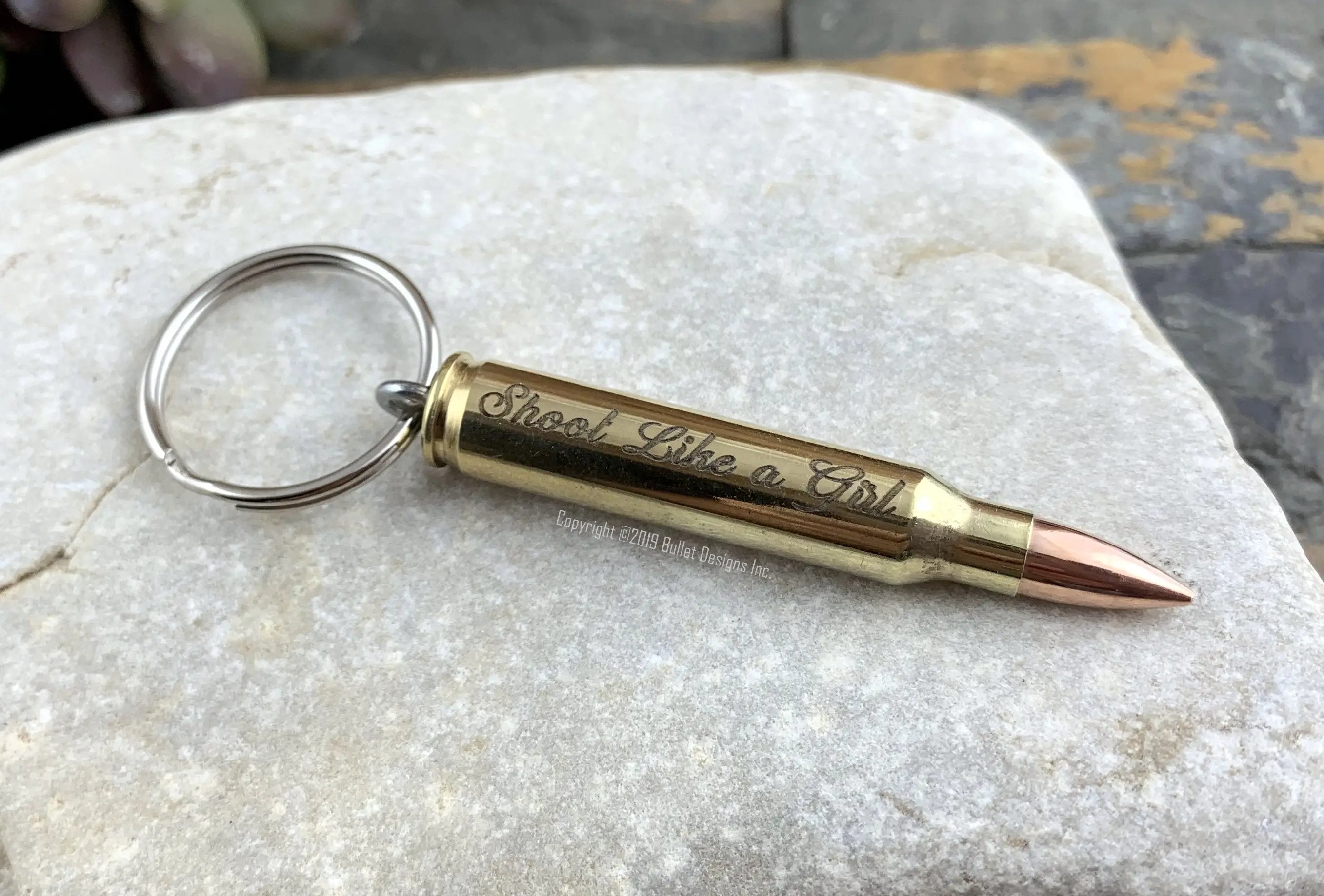 Custom Engraved Brass Bullet Wristlet Keychain, DARK Laser – Bullet  Designs® Inc.