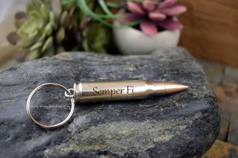 bullet keychain